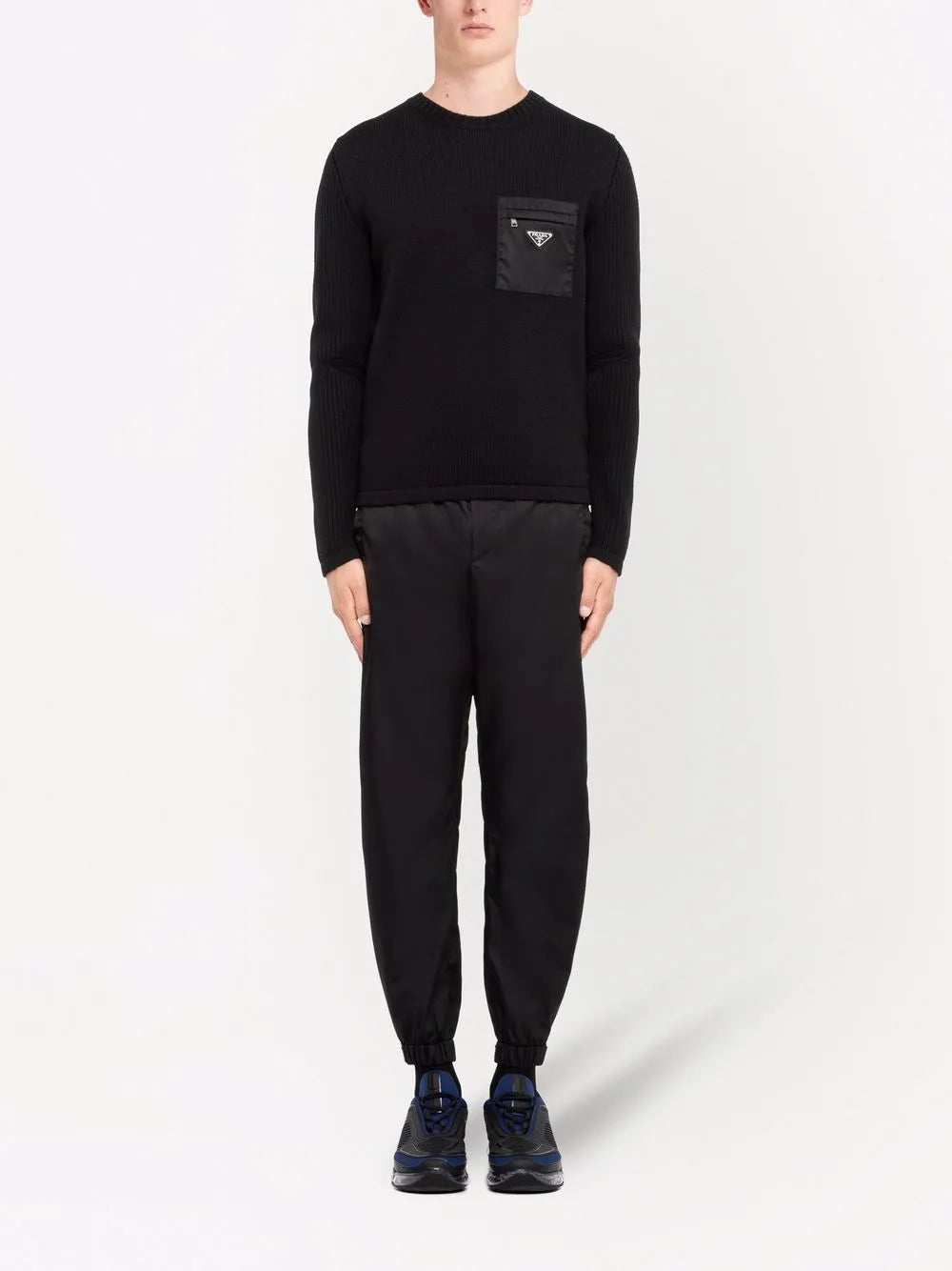 Prada Wool sweater decorated with a pocket