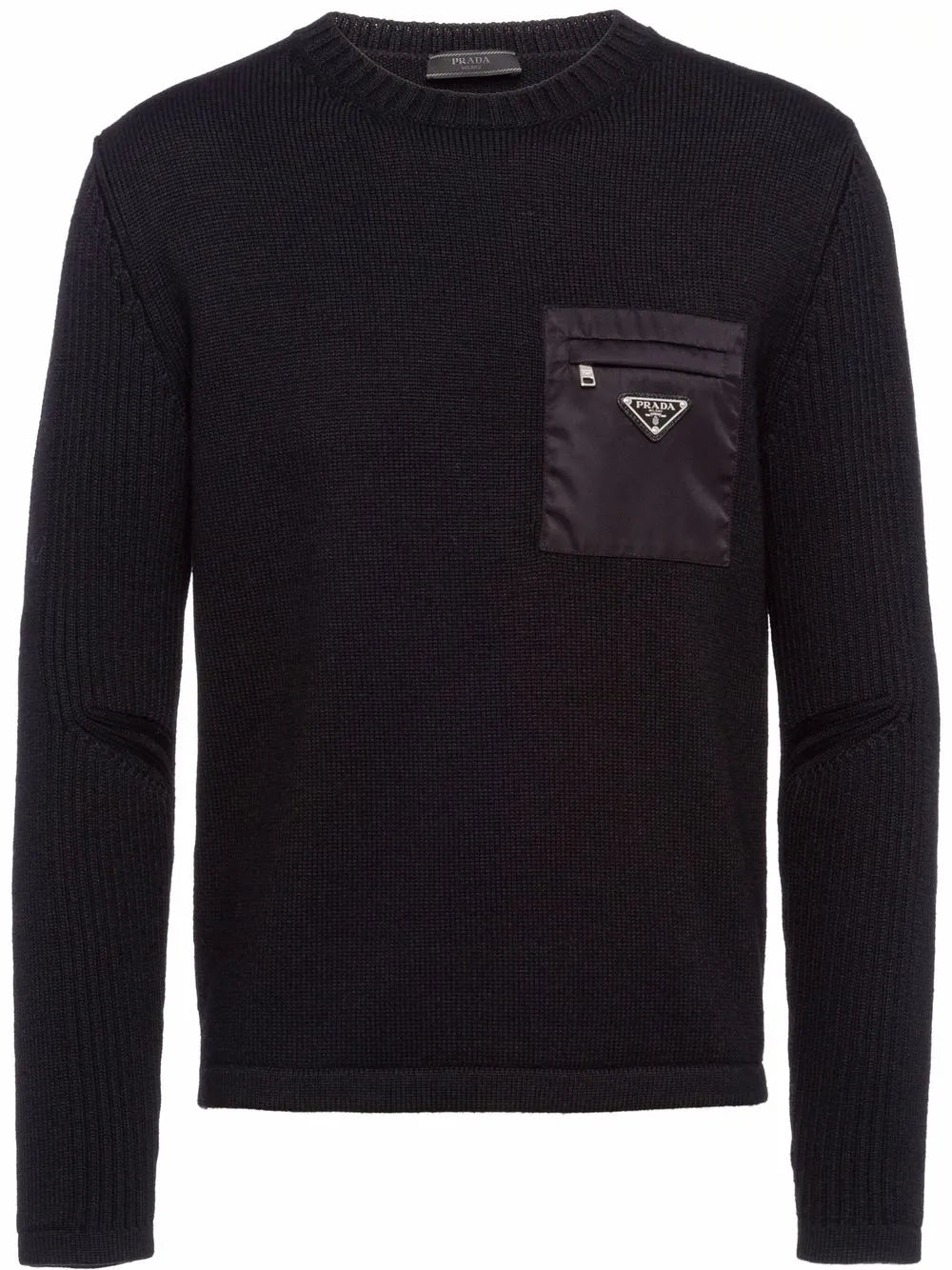 Prada Wool sweater decorated with a pocket