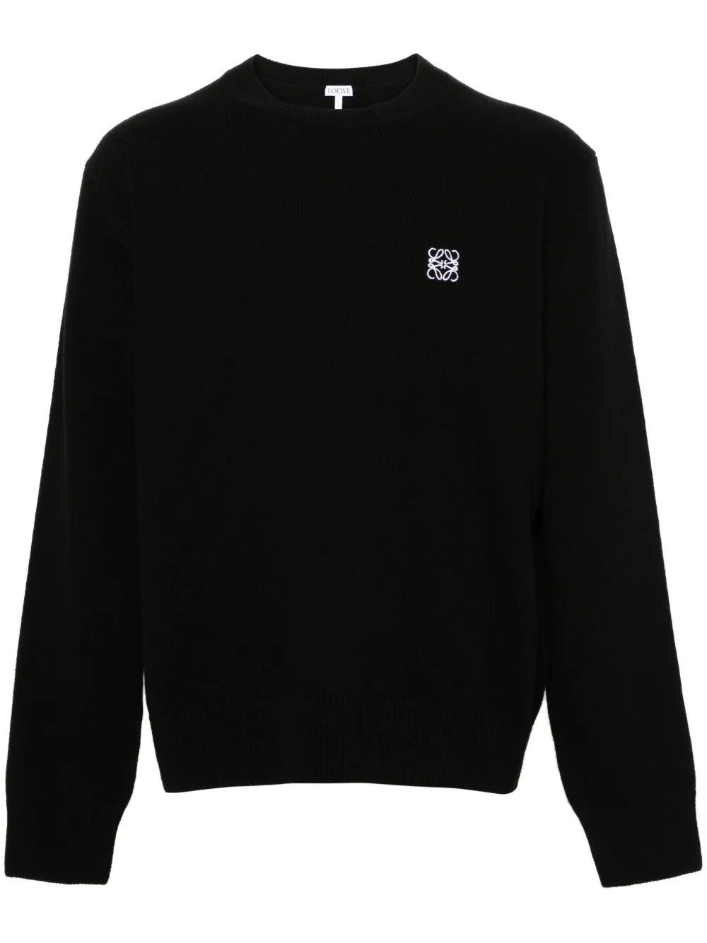 LOEWE Wool sweater embroidered with the brand's logo
