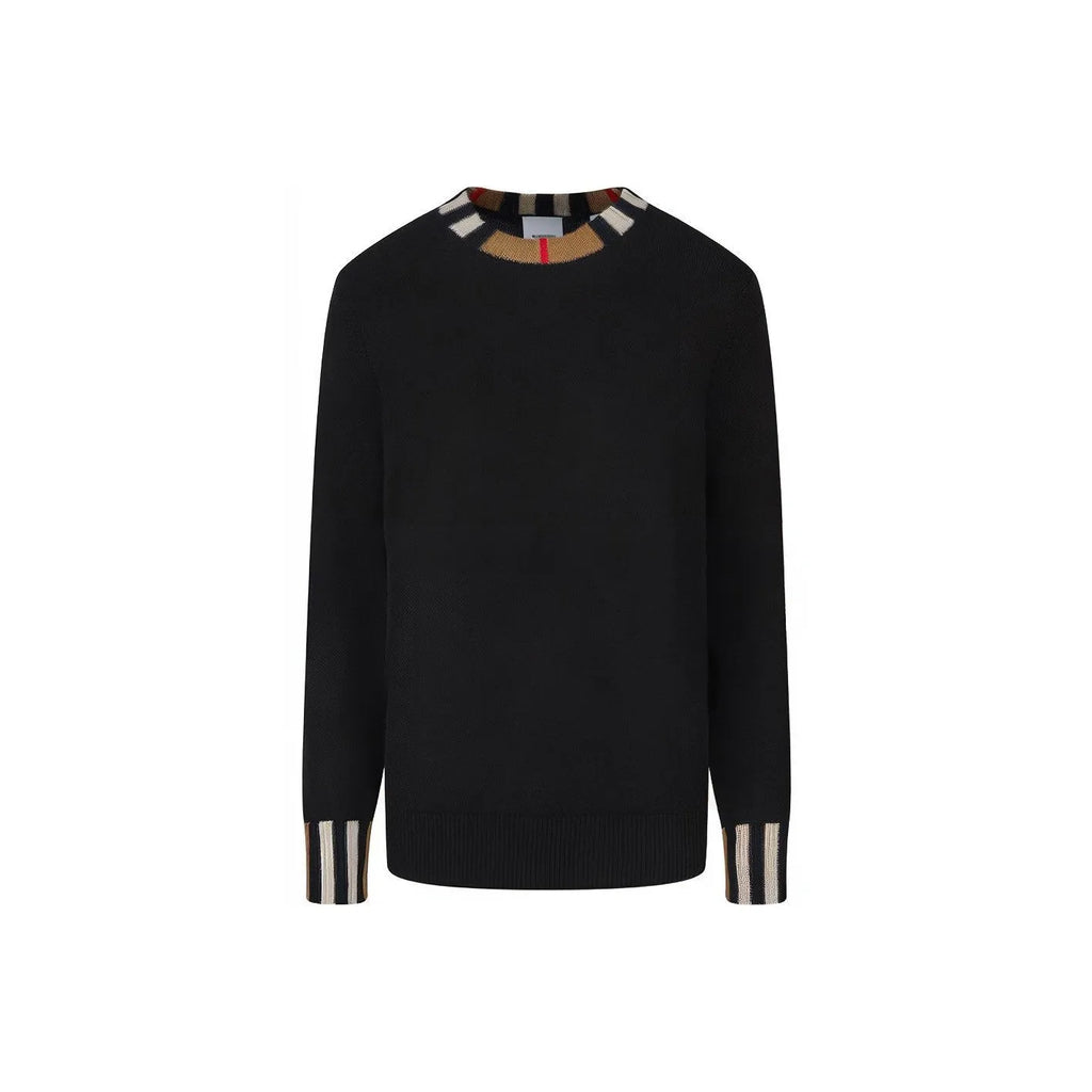 burberry-icon-stripe-trim-cashmere-sweater-black-unisex