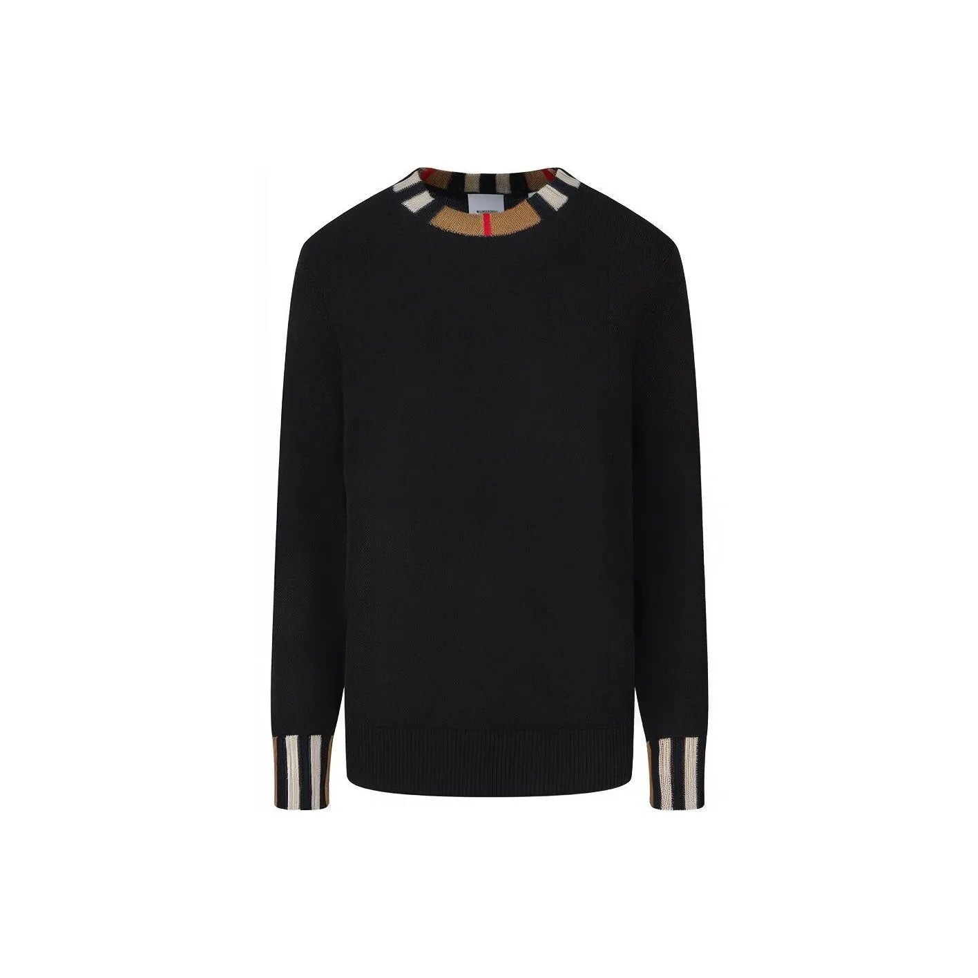 burberry-icon-stripe-trim-cashmere-sweater-black-unisex