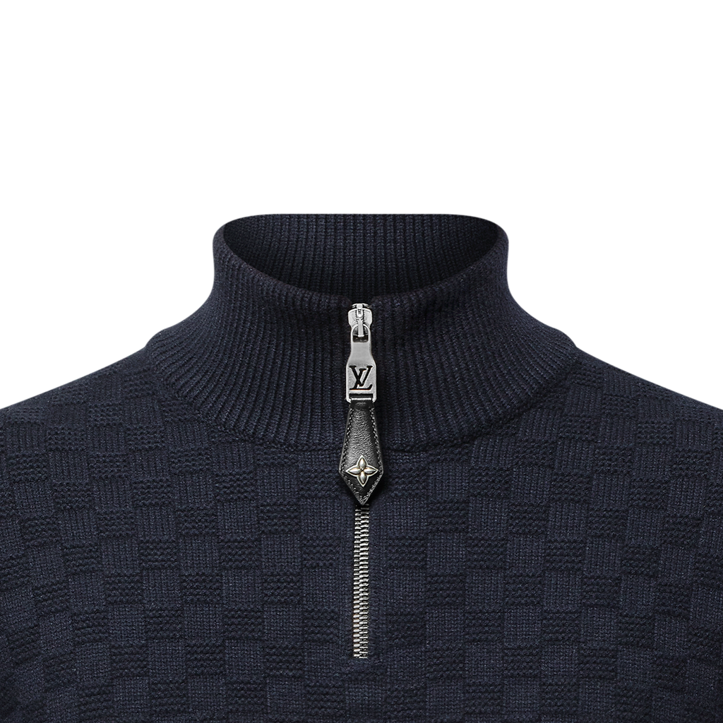 Louis Vuitton - Cashmere-Wool Blend Half-Zip Pullover