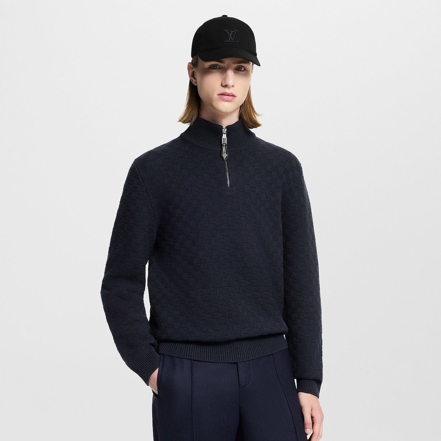 Louis Vuitton - Cashmere-Wool Blend Half-Zip Pullover