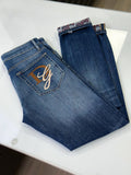 5-pocket denim jeans with DG logo
