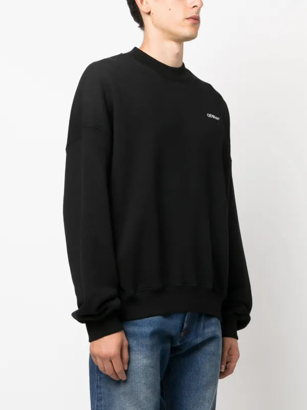 Off-White
Scratch Arrow-print cotton sweatshirt