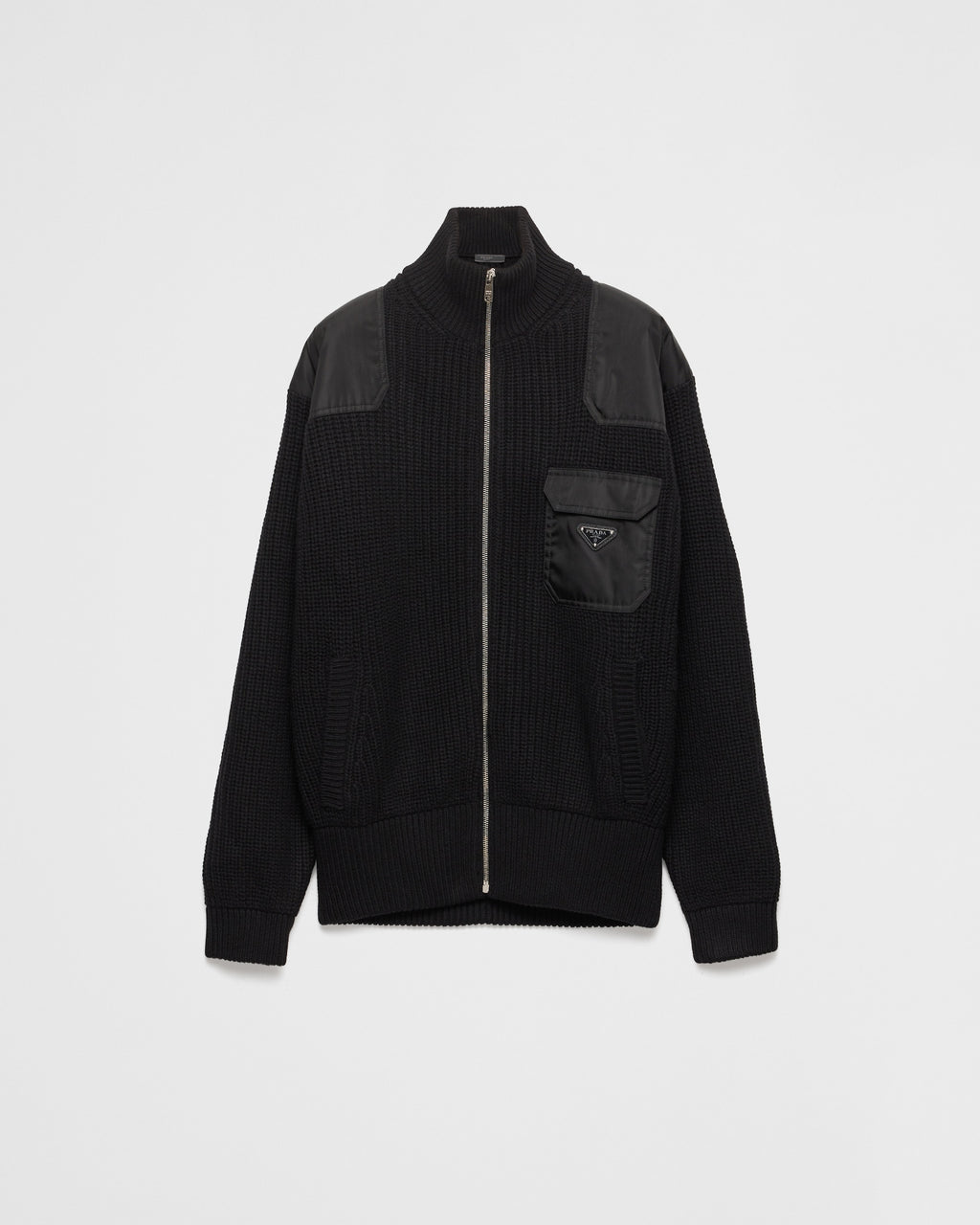 PRADA 
Wool and cashmere cardigan