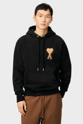 AMI PARIS de Coeur Big Logo Hoodie in Black