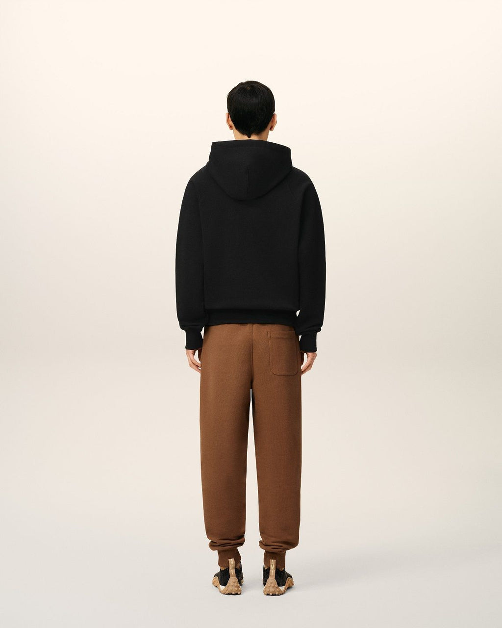 AMI PARIS de Coeur Big Logo Hoodie in Black