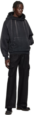 AMIRI Black Vintage Oversized Hoodie