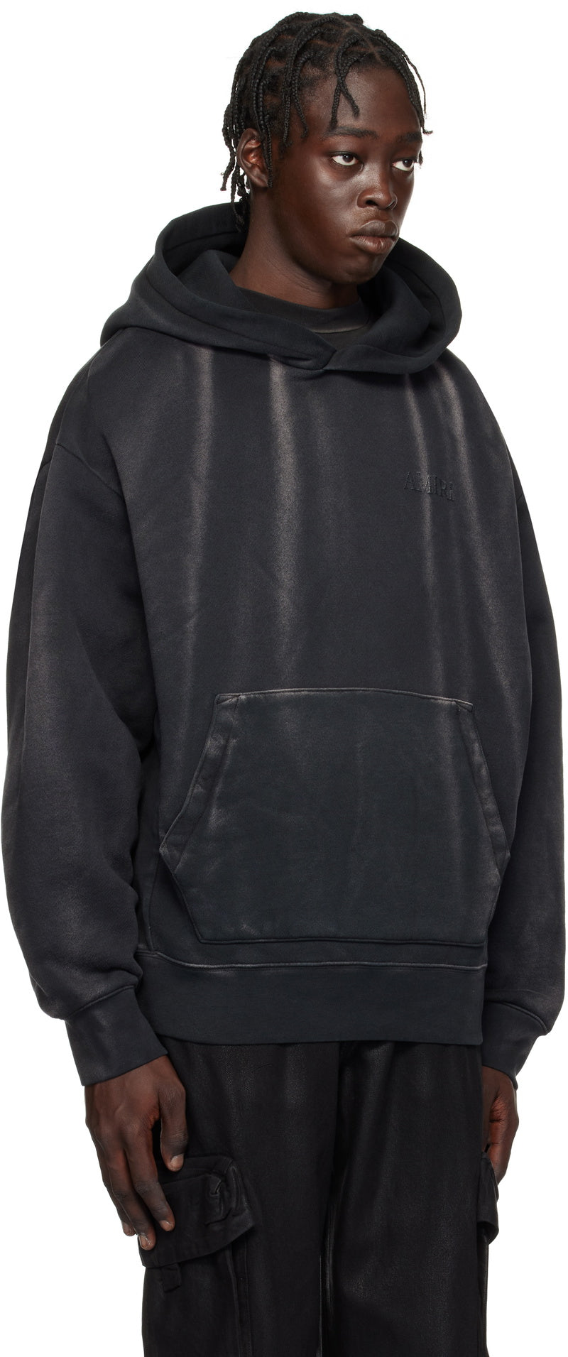AMIRI Black Vintage Oversized Hoodie