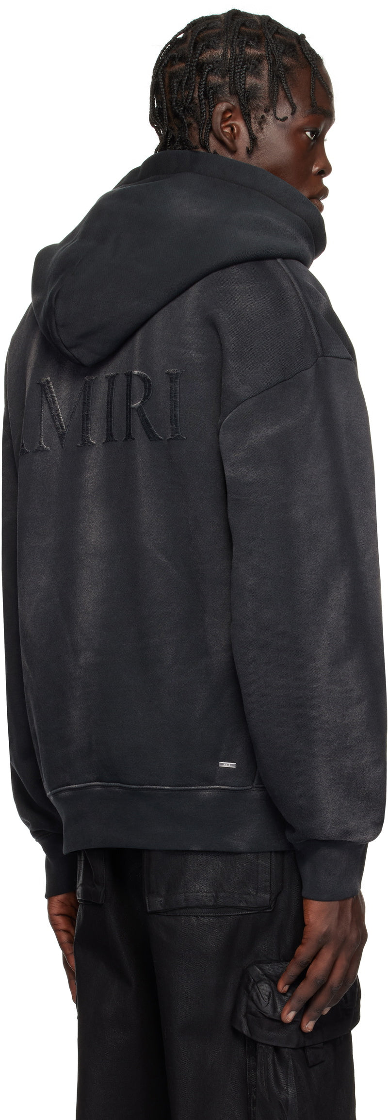 AMIRI Black Vintage Oversized Hoodie