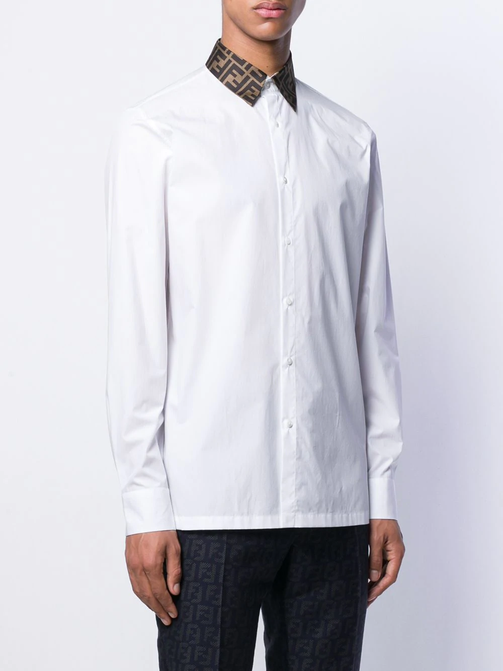 Fendi
Fendi Long Sleeved FF Jacquard Shirt