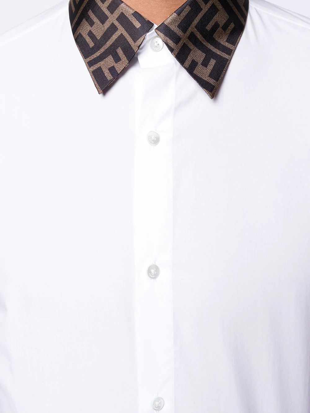 Fendi
Fendi Long Sleeved FF Jacquard Shirt