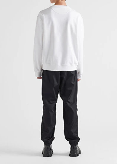 PRADA

Logo-Plaque Crewneck Relaxed-Fit Cotton-Jersey Sweatshirt