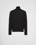 PRADA
Logo Turtleneck Sweater in Virgin Wool