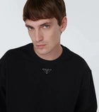 Prada Logo cotton sweatshirt by Prada