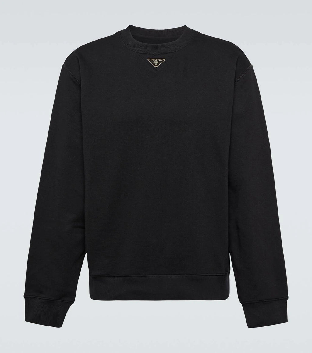 Prada Logo cotton sweatshirt by Prada
