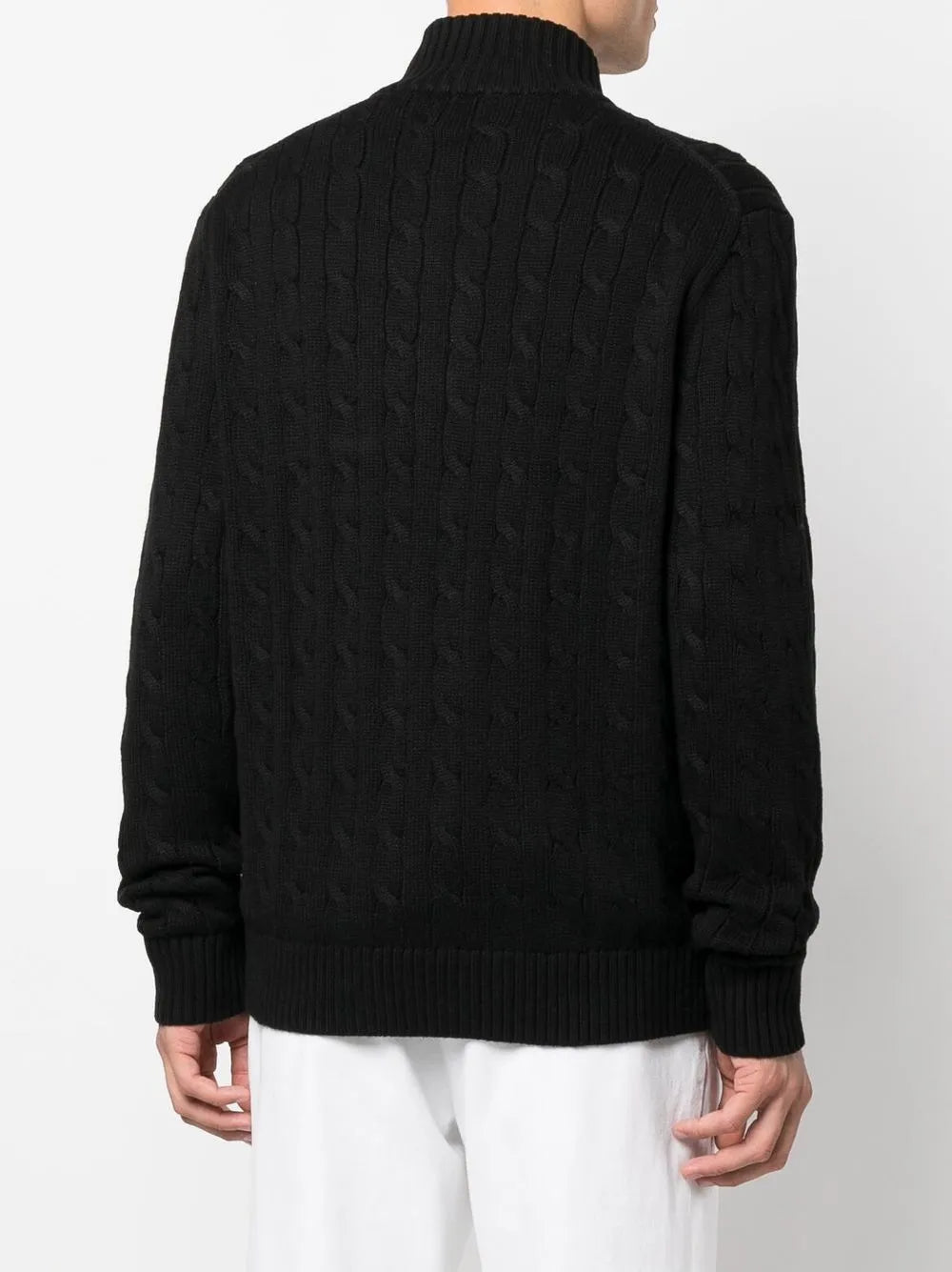 Polo Ralph Lauren Braid knitting sweater and half zipper