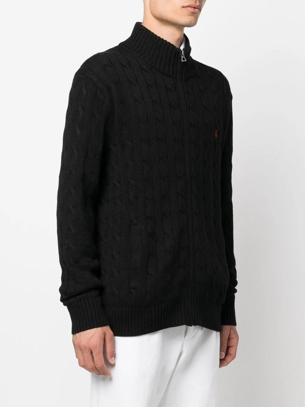 Polo Ralph Lauren Braid knitting sweater and half zipper